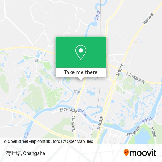 荷叶塘 map