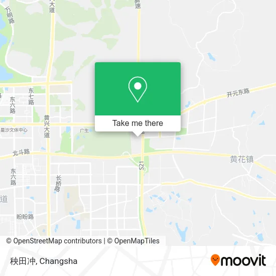 秧田冲 map