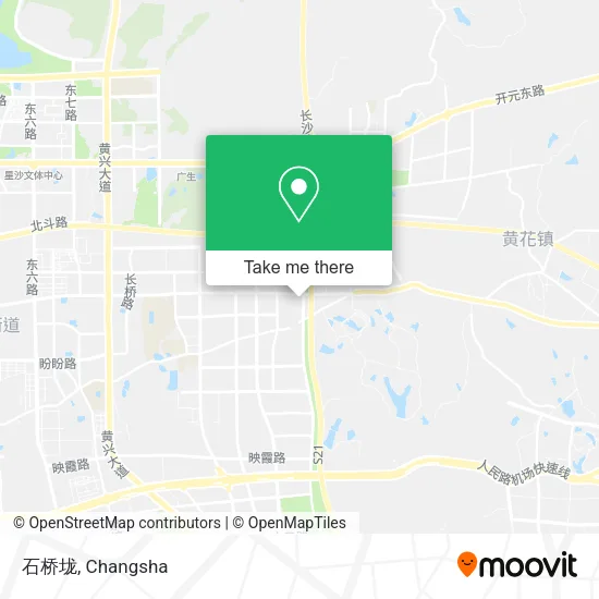 石桥垅 map