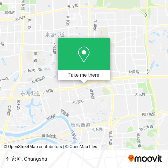 付家冲 map