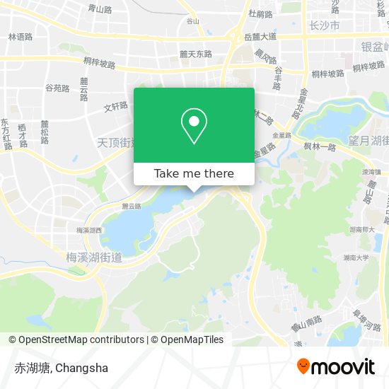 赤湖塘 map
