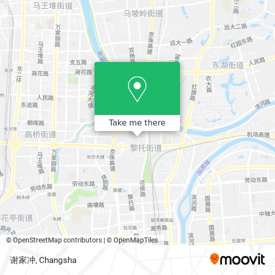谢家冲 map