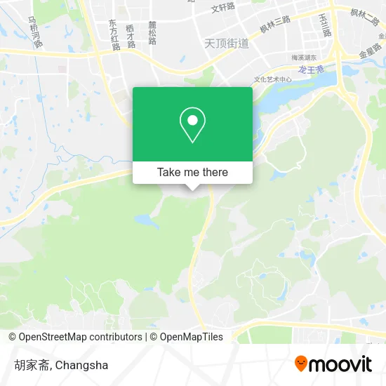 胡家斋 map