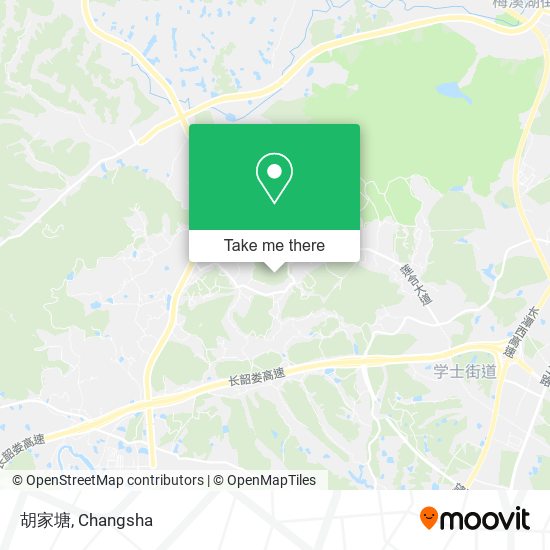 胡家塘 map