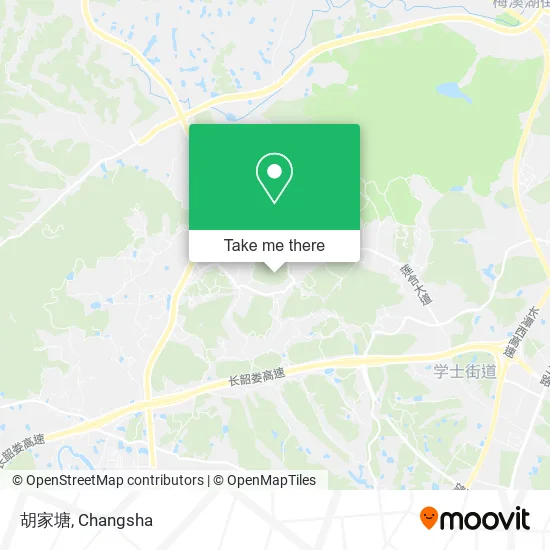 胡家塘 map