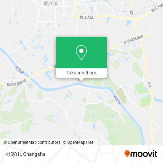 杜家山 map
