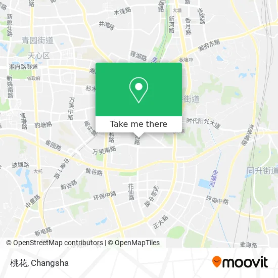 桃花 map