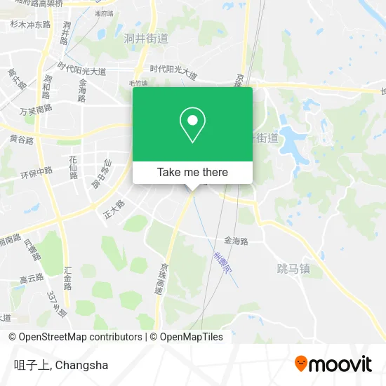 咀子上 map