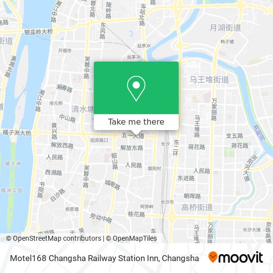 Motel168 Changsha Railway Station Inn map