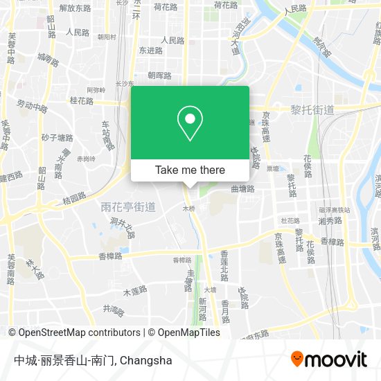 中城·丽景香山-南门 map