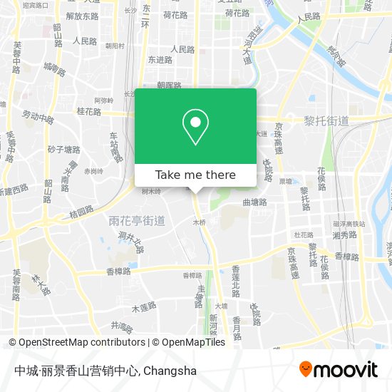 中城·丽景香山营销中心 map