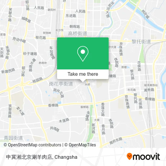 申冀湘北京涮羊肉店 map
