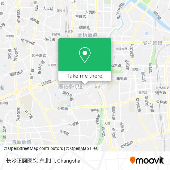 长沙正圆医院-东北门 map