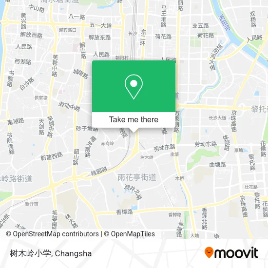 树木岭小学 map