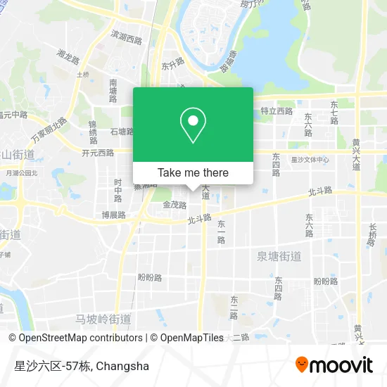 星沙六区-57栋 map