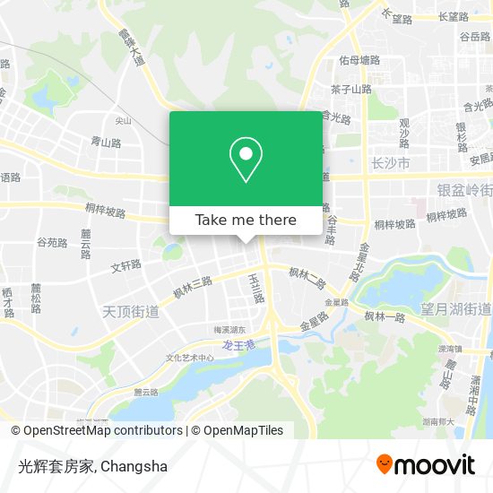 光辉套房家 map