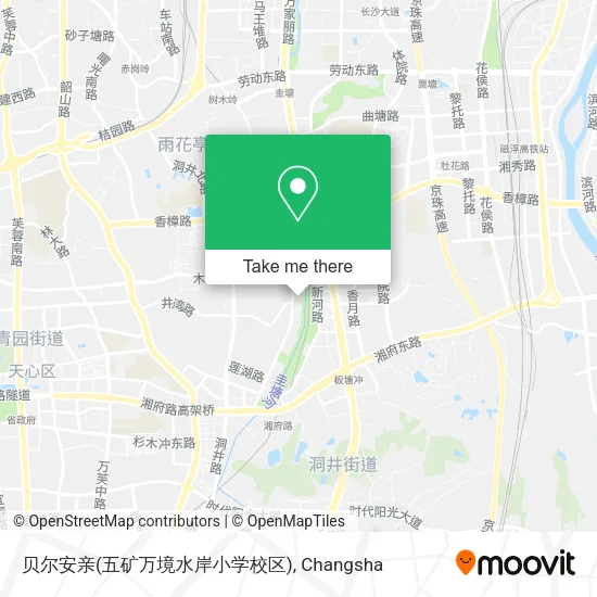 贝尔安亲(五矿万境水岸小学校区) map