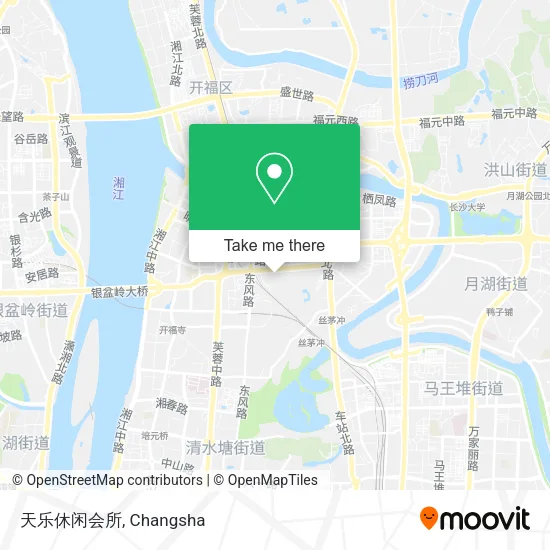 天乐休闲会所 map