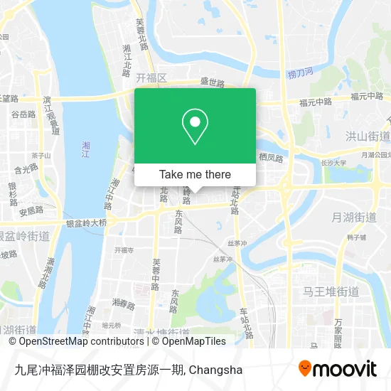 九尾冲福泽园棚改安置房源一期 map