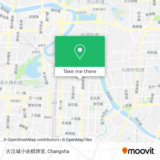 古汉城小佘棋牌室 map