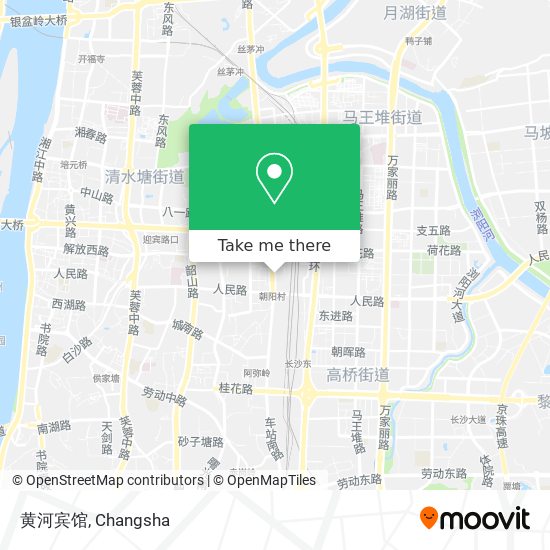 黄河宾馆 map