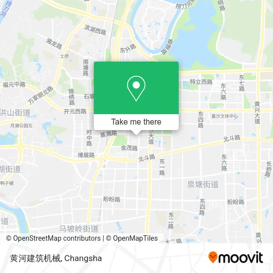 黄河建筑机械 map
