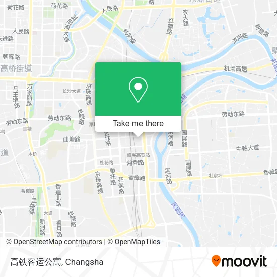 高铁客运公寓 map