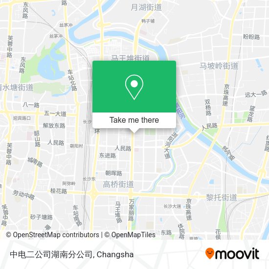 中电二公司湖南分公司 map