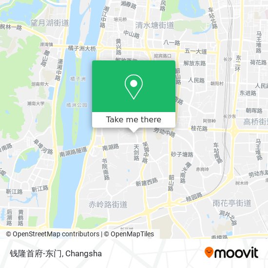 钱隆首府-东门 map