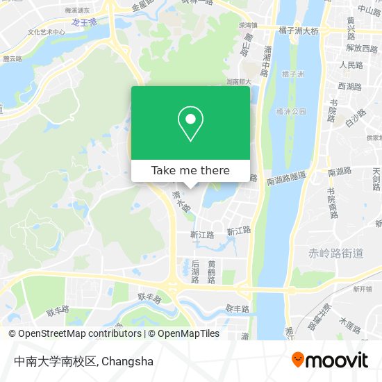 中南大学南校区 map