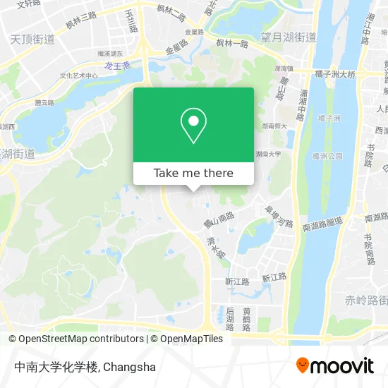 中南大学化学楼 map