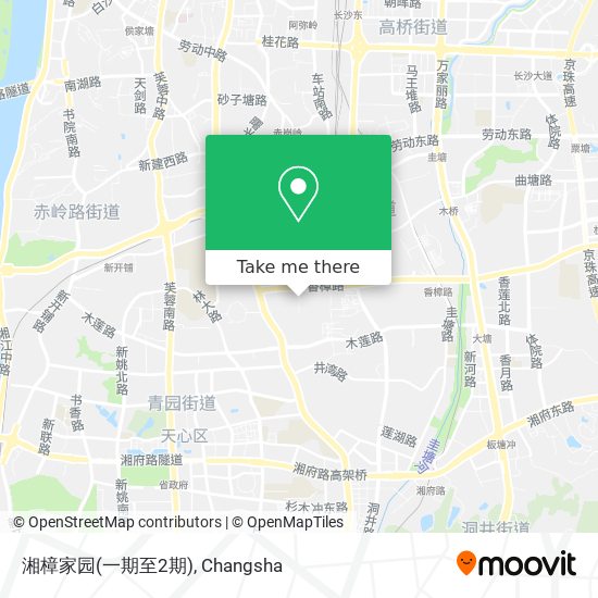 湘樟家园(一期至2期) map