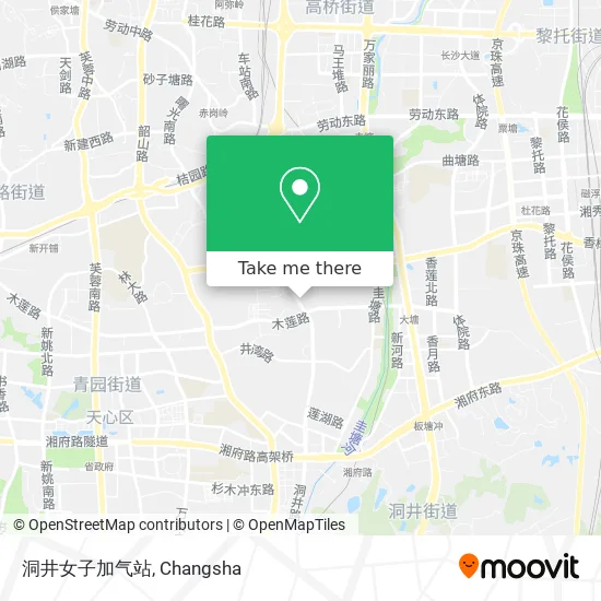 洞井女子加气站 map