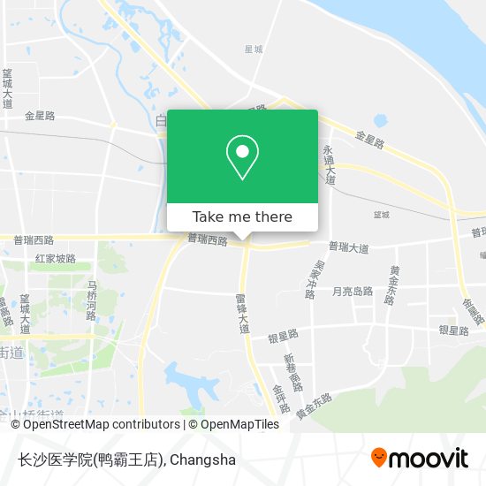 长沙医学院(鸭霸王店) map