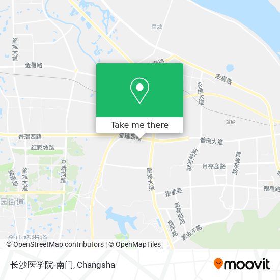 长沙医学院-南门 map