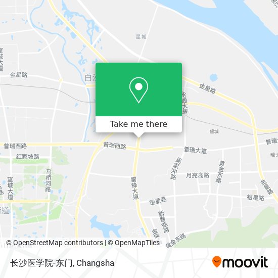 长沙医学院-东门 map