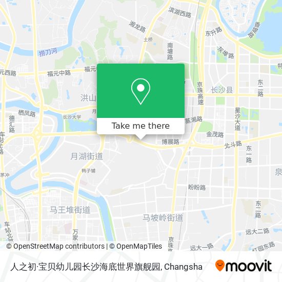 人之初·宝贝幼儿园长沙海底世界旗舰园 map