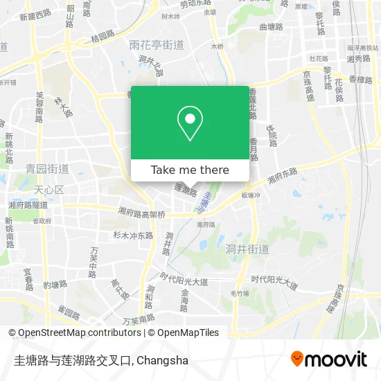 圭塘路与莲湖路交叉口 map