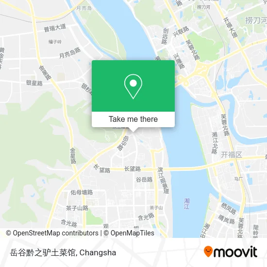 岳谷黔之驴土菜馆 map
