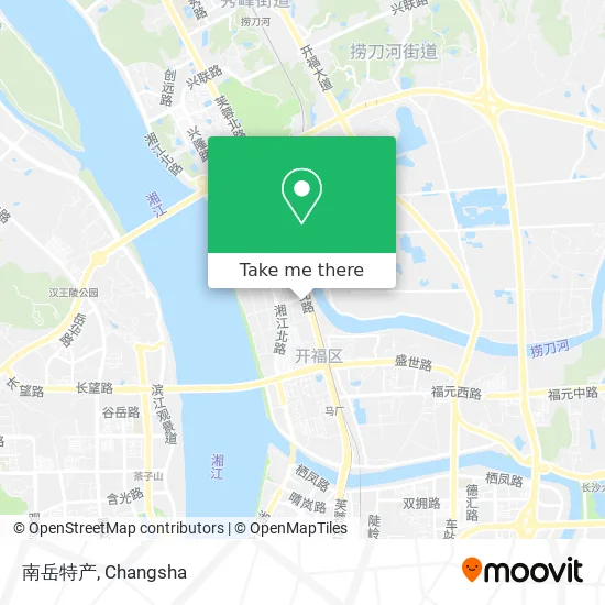南岳特产 map