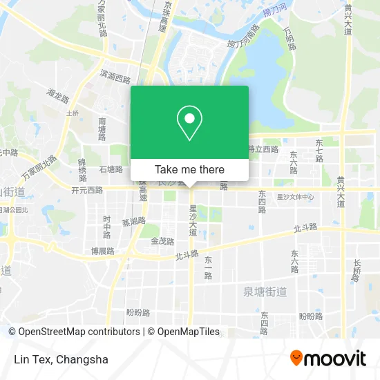 Lin  Tex map