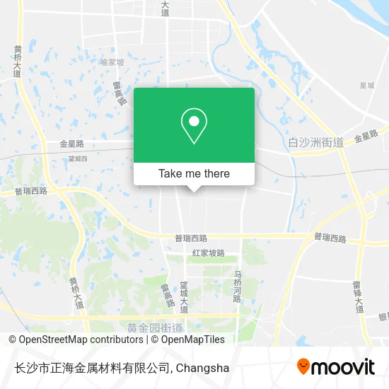 长沙市正海金属材料有限公司 map