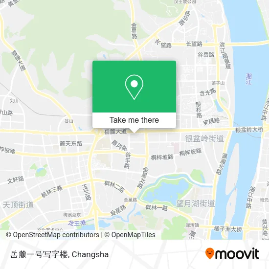 岳麓一号写字楼 map