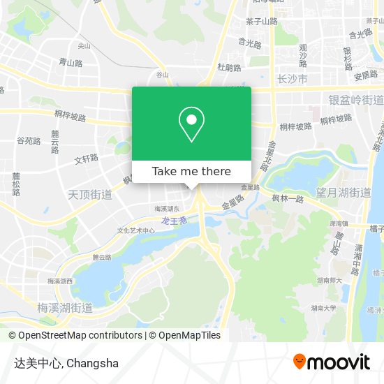 达美中心 map