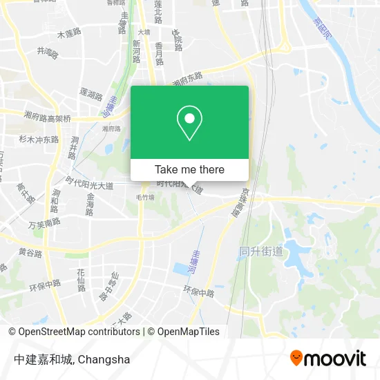 中建嘉和城 map