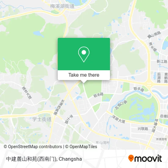 中建麓山和苑(西南门) map