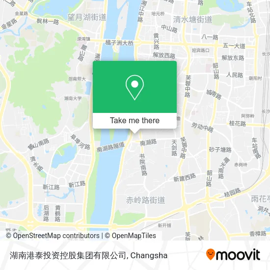 湖南港泰投资控股集团有限公司 map