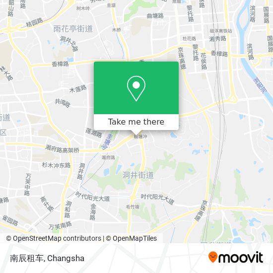 南辰租车 map