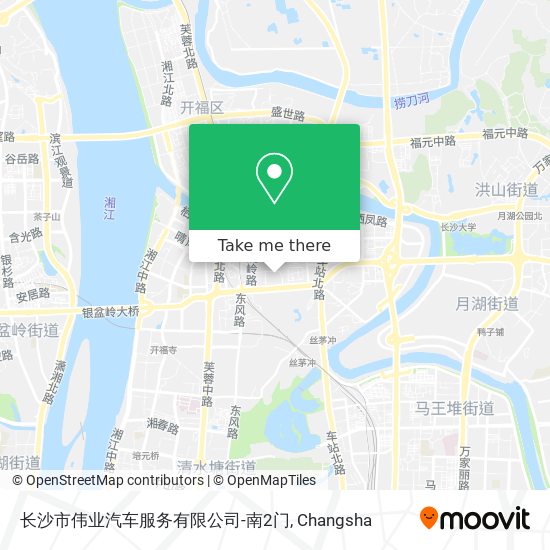 长沙市伟业汽车服务有限公司-南2门 map