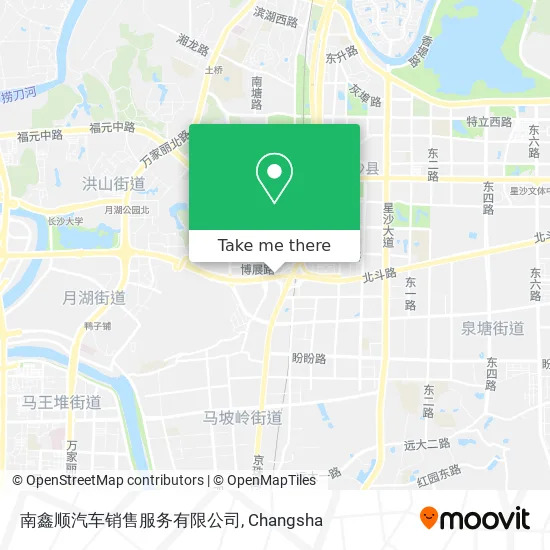 南鑫顺汽车销售服务有限公司 map